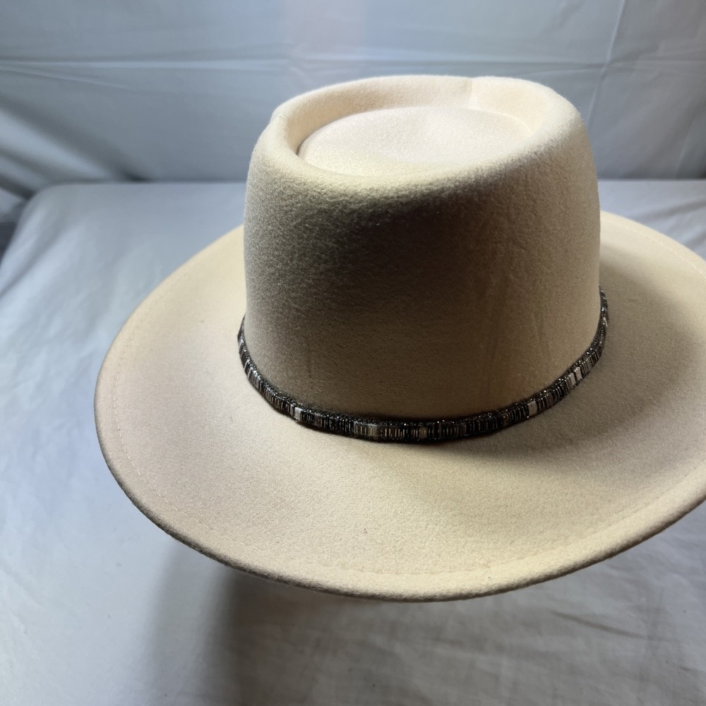 Marc And Mel Tan Large Brim Hat